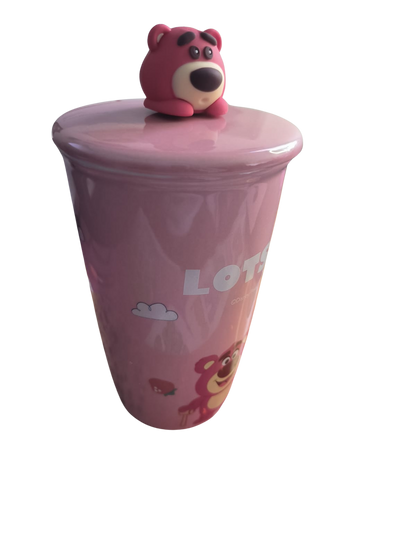 Mug en céramique Lotso avec Couvercle figurine 3D Disnay/ Pixar