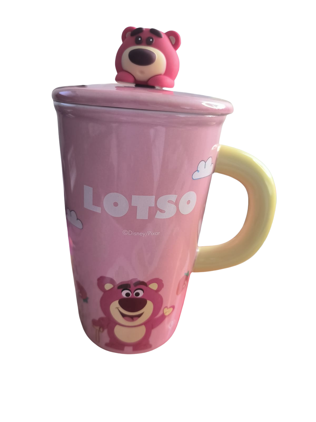 Mug en céramique Lotso avec Couvercle figurine 3D Disnay/ Pixar