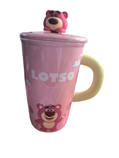 Mug en céramique Lotso avec Couvercle figurine 3D Disnay/ Pixar